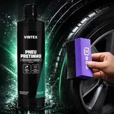 Pneu Pretinho Vintex aplicador- Brilho Intenso e Duradouro 500ml 5L