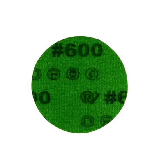 KIT COM 02 LIXAS PARA POLIMENTO DE VIDRO 3 POLEGADAS 600 100 RESOLVIDRO VELCRO