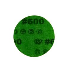 KIT COM 02 LIXAS PARA POLIMENTO DE VIDRO 3 POLEGADAS 600 100 RESOLVIDRO VELCRO