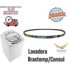 Correia lavadora Brastemp Consul Electrolux- Premium