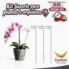Haste tutor suporte para plantas orquideas flores rosas