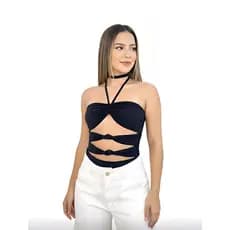 Body Nó 3 tiras amarração feminino