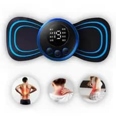 Mini Massageador Portátil Recarregável Dor Pescoço Coluna Pernas Alívio da Dor