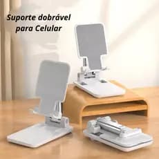 Suporte Mesa Ajustável Para Celular e Tablet Dobrável Portátil Apoio
