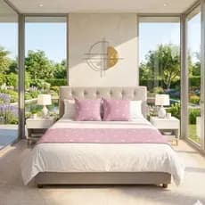 Kit Peseira + Capas de Almofadas Decorativas Percal 180 Fios