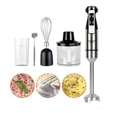 Mixer Processador De Mão  sokany 5 Em 1 1000w Com 2 Velocidade