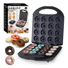 máquina de fazer donut 110v 16 furos Sokany 1200w
