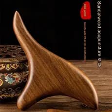 Massageador De Ponto De Gatilho De Madeira Sândalo Massagem Triangular Profissional Ferramentas Gua Sha Manual De Reflexologia Pontos De Acupuntura Ferramenta De SPA Drenagem Linfática Perna
