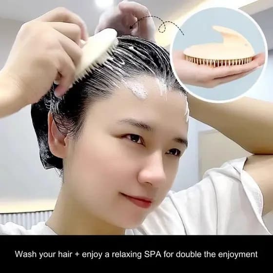Shampoo Massageador Cabeça Silicone Escova Massagem Escova Cabelo Pente de Lavagem Corporal Chuveiro Banho Spa Pincel Massagem Emagrecimento Escova Massagem couro cabeludo Escova Saúde Shampoo Escova Adulto Banho de Casa
