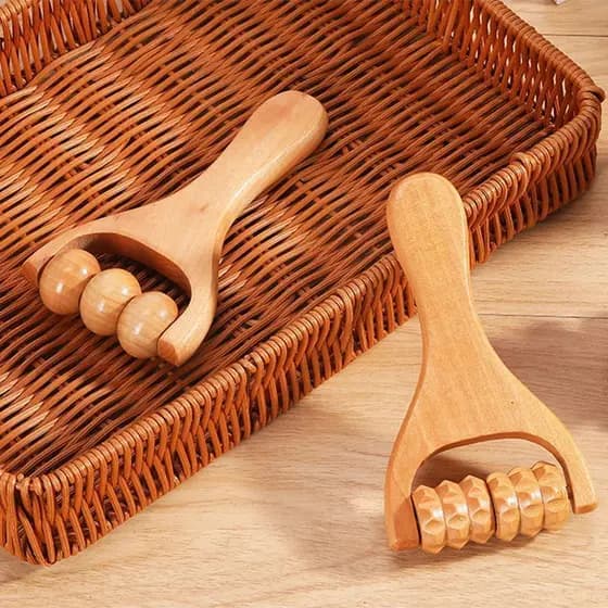 1 Peça Massageadores De Terapia Rolo De Massagem Cabeça Pescoço Ferramenta De Alívio De Dor Muscular Reflexologia Corpo Guasha Massageador De Mão Universal Mini Pés