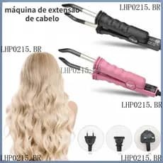 Para Pinça de Queratina para Cabelos Aplicados Pinça de Queratina de Ponta Grande e Lisa Bivolt