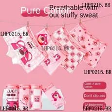 4 peças de algodão puro roupa interior infantil meninas Boxer respirável estudante Boxer Shorts bebê