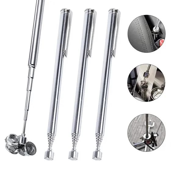 1/2/3PCS Mini Caneta Magnética Telescópico Prática Portátil pegando parafusos porca parafuso