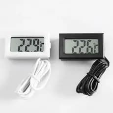 Termômetro digital lcd, sensor de temperatura, testador de temperatura, monitor com cabo senor de 1m 2m para aquário