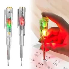 Chave De Fenda Para Teste De Tensão Caneta Testadora De Tensão Sem Contato Ferramenta de teste de indução de luz LED