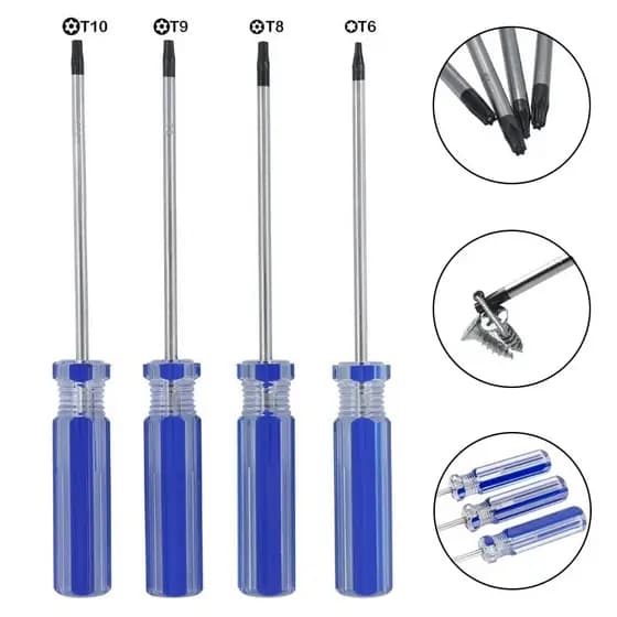 Chave Torx T6 T8 T9 T10 com Furo Precisao para Video Games Celular Consoles 3mm Ferramenta De Reparação