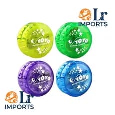 Yo-yo luminoso, brinquedo educativo infantil com reação ao sensor de luz LED.