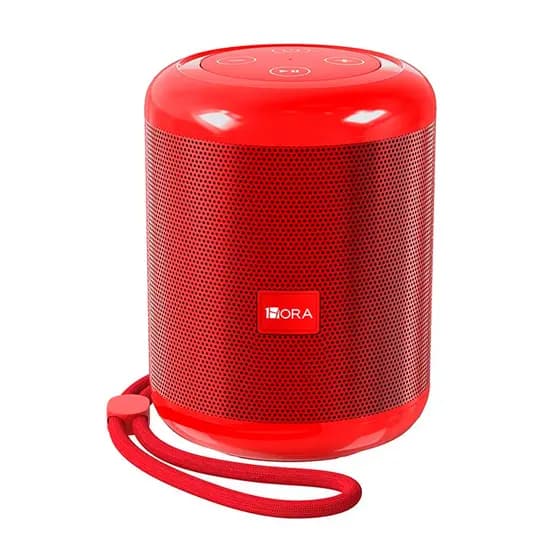 Caixa Som 1Hora Alto-falante Bluetooth Portátil Vermelho