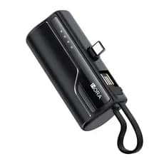 Carregador Portátil 1 Hora Power Bank 4500mAh Preto
