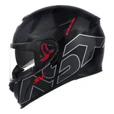 Capacete para Motociclista Asx Eagle Sv Lines Cor Preto Brilhante Tamanho 58 M