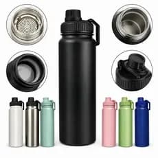 Garrafa Térmica 800ml garrafa espacial Quente & Frio Com Isolamento Térmico De Grande Capacidade
