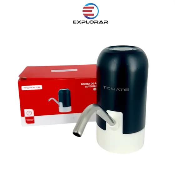 Bomba De Água Elétrica Bebedouro Galão De Água Recarregável USB Tomate ACT-013