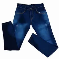 Calça Jeans Masculina Premium Skinny Slim Elastano Lycra