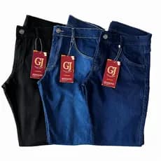 Kit C/3 Calça Masculina Jeans Roupas Masculinas Premium