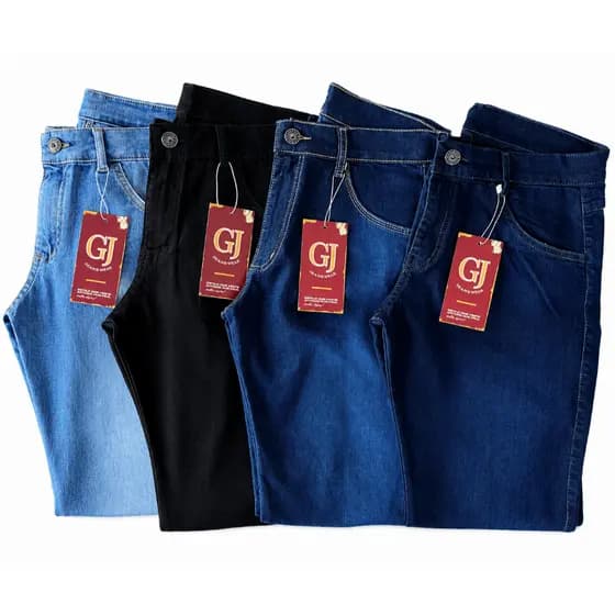 Kit 4 Calça Masculina Jeans Slim Elastano Lycra Premium