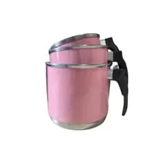 Canecão Leiteira fervedor Pop Rosa em Alumínio Leve – Avulso ou Kit com 3 Tamanhos 12, 14 e 16 CM Promoçao