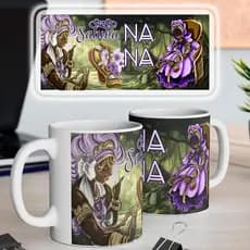 Caneca de Ceramica 325ml Orixa Nana umbanda candomble Xicara e copo