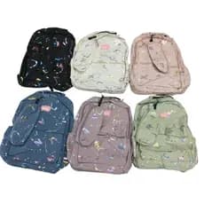 Mochila Letras Holográficas com Estojo - First