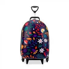 Mochila Rodinhas Teen Floral - Diplomata