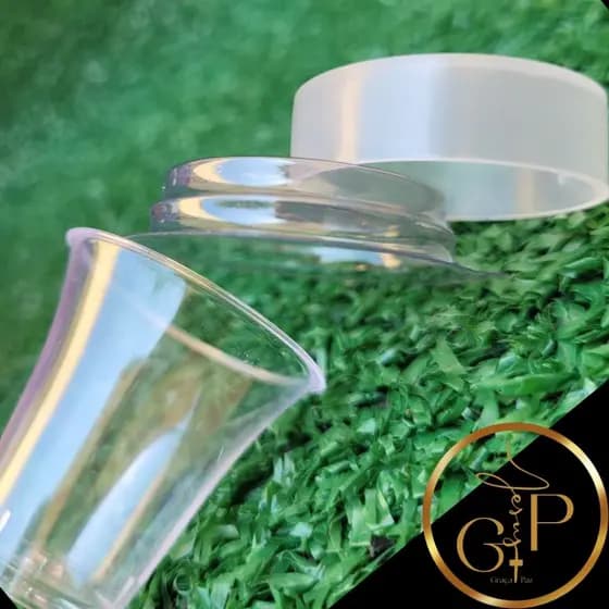 Cálice Santa Ceia. Kit Completo com Cálice,Tampa e Porta-Pão. Com 50 unidades.