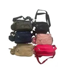 Bolsa Tiracolo Transversal Pequena Casual de Ombro unisex Para o Dia a Dia Trabalho Escola com bosinha