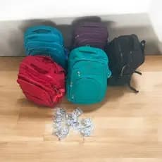Mochila grande para escola,trabalho,viagem + Brinde um par  brincos aleatoria