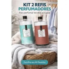 Refil Água Perfumada 1L Via Aroma – Kit com 2 Unidades