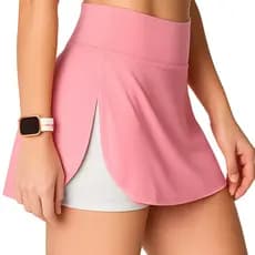 Short Saia Fitness Selene Feminino UV50+ Academia Treino Conforto