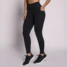 Legging Fitness Com Bolso E Recorte Cintura Alta Academia Treino Selene