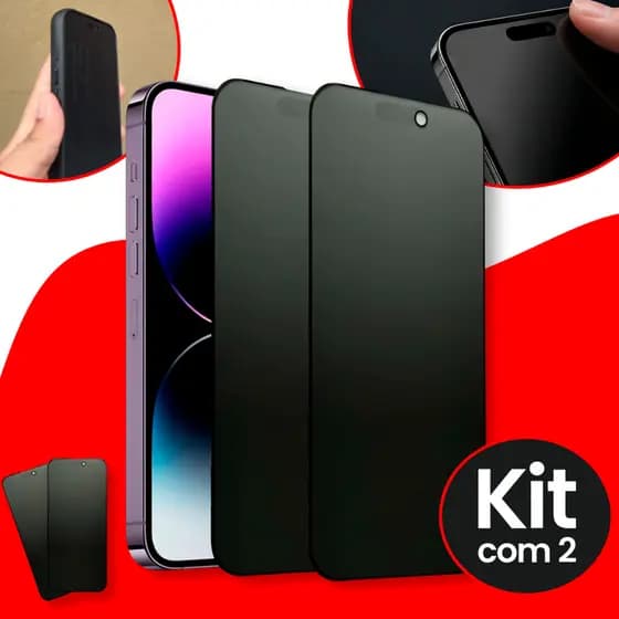 Película de vidro 3D Privacidade e Normal Anti Spy Para IPhone Modelos Diversos