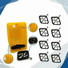 Kit Reparo Salva Caixinha Abas Tomada Luz 4x2 Expansível Compacto Reparo caixa 4x2