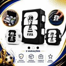 Caixa Organizadora Figurinhas Copa 2026 Case Caixa Estojo Troca Coleção Album da Copa