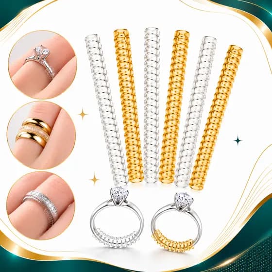 Ajustador e Redutor de Anel em Silicone Invisível–Ajuste Universal 10CM2
