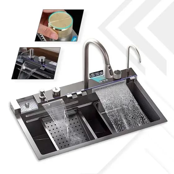 Cuba Gourmet Premium Completa Torneira Cascata Lavador Copos
