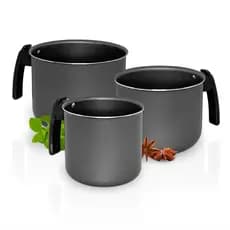 Conjunto de Fervedor Canecão Leiteira Premium Antiaderente