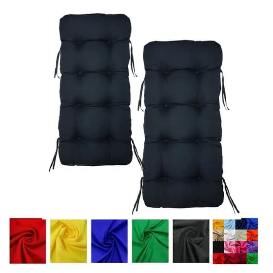2 Almofadas Cheias 100x50 Tecido Resistente Ideal Para Varanda ou Área Interna