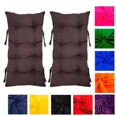 2 Almofadas Super Cheias 100x50 Para Cadeiras De Bambu Vime Junco