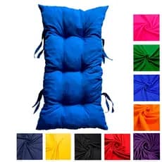 Almofada 100x50 Alta Qualidade Diversas Cores Para Cadeiras De Bambu