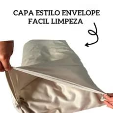 Kit 4 capas de almofadas 95x45 tecido alta qualidade para cadeiras