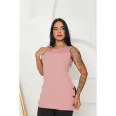 Blusa Feminina Vest Legging Regata Blusa Tapa Bumbum Modelo Sobre Leg Mullet